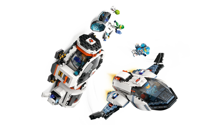 Klocki konstrukcyjne LEGO City Modułowy galaktyczny statek kosmiczny 717 elementów (60446 ) - obraz 6