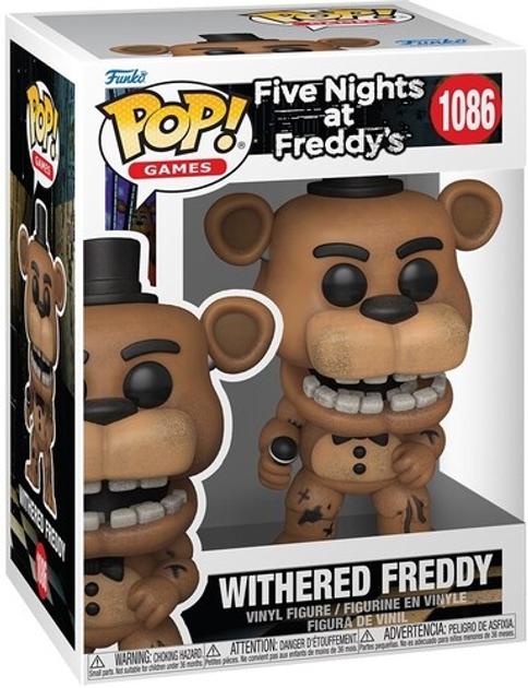 Фігурка Funko Pop Games Five Nights at Freddy’s Withered Freddy 10.9 см 1086 83867 (889698838672) - зображення 1