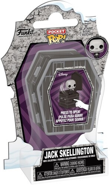 Фігурка Funko Pocket PoPers The Nightmare Before Christmas Jack 3.8 см 79910 (889698799102) - зображення 1
