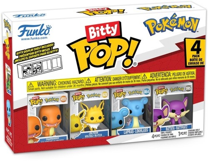 Набір фігурок Funko Bitty Pop Pokemon Charmander 4 шт 81133 (889698811330) - зображення 1
