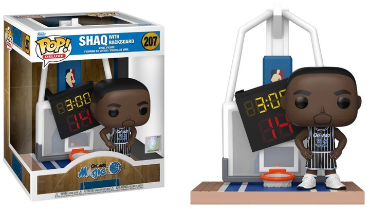 Zestaw Funko Pop Deluxe NBA Magic Orlando Shaq z tablicą 207 86311 (889698863117) - obraz 2