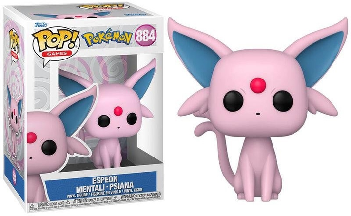 Figurka Funko Pop Games Pokemon Espeon 10 cm 884 69076 (889698690768) - obraz 2