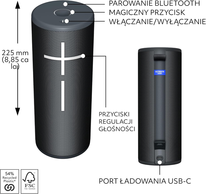 Przenośny głośnik Ultimate Ears Megaboom 4 Active Black (5099206125247) - obraz 5