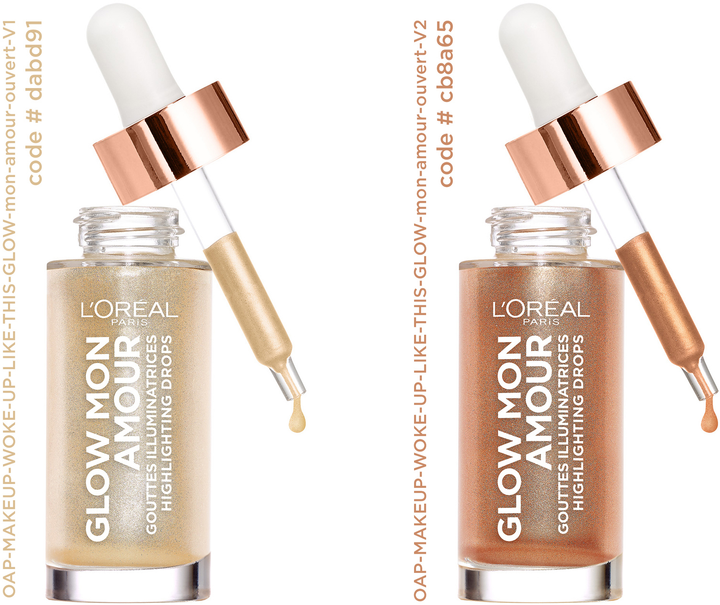 Хайлайтер для обличчя L'Oreal Paris рідкий Glow Mon Amour 1 Шампань 15 мл (3600523560899) - зображення 6