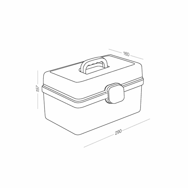Аптечка для лекарств пластиковая белая MVM PC-16 S WHITE - изображение 8