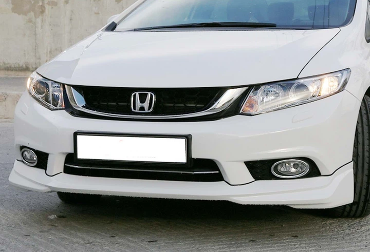 Передний лип DPT (под покраску) для Honda Civic Sedan IX 2011-2016 гг - изображение 2