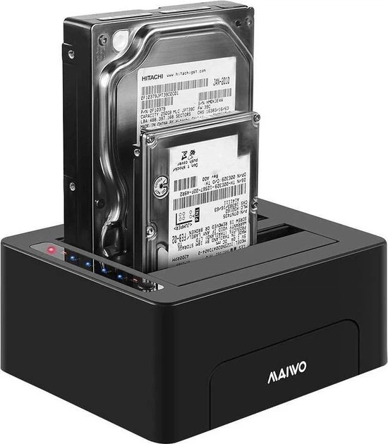Док-станція Maiwo для двох SSD/HDD 2.5/3.5