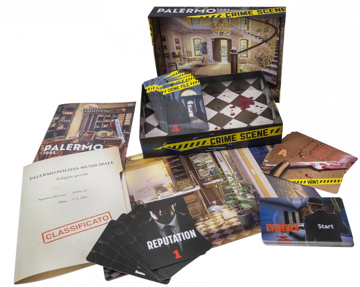 Настільна гра Hegemonic Project Games Gamestorm Crime Scene Palermo 1985 (видання данською) (GAM-59108) (6416739591087) - зображення 3