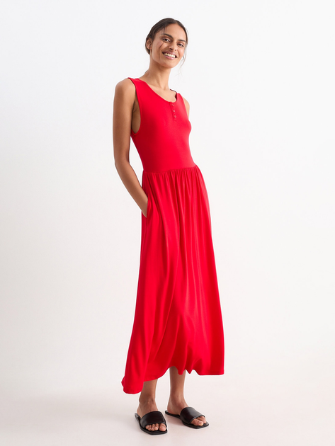 Сукня довга літня жіноча C&A GD-00192299 2XL Червона від Rozetka на платформі USKIDKA Акція на Сукня довга літня жіноча C&A GD-00192299 2XL Червона від Rozetka