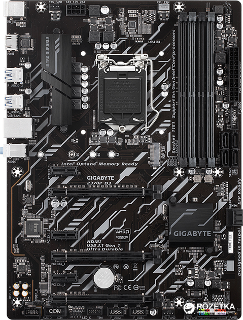Материнская плата Gigabyte Z370P D3 (s1151, Intel Z370, PCI-Ex16 ...