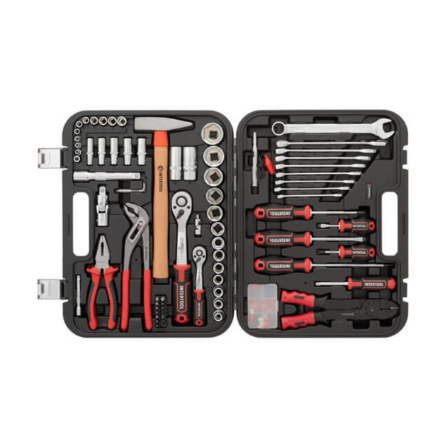 Набор инструмента Intertool 1/4" x 1/2" 100 ед. Storm (ET-8100) - изображение 2