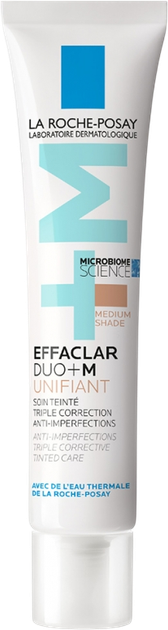 Тональна основа для обличчя La Roche-Posay Effaclar Duo+M Medium 40 мл (3337875909280) - зображення 1