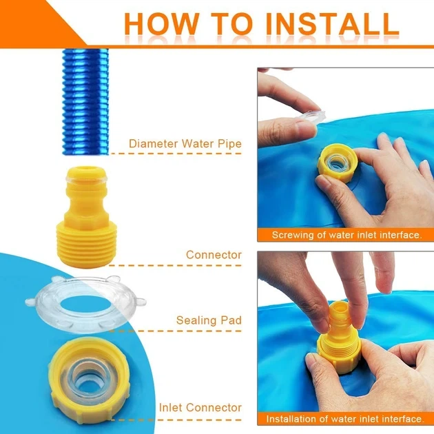 Бассейн-фонтан Water Mat MA555 увлекательный игровой коврик - Фото 5 Бассейн-фонтан Water Mat MA555 увлекательный игровой коврик - изображение 5
