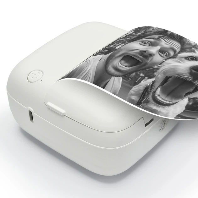 Мобильный термопринтер JETIX Mini Printer Student 2 с Bluetooth и ночником для термопечати со смартфона - изображение 4