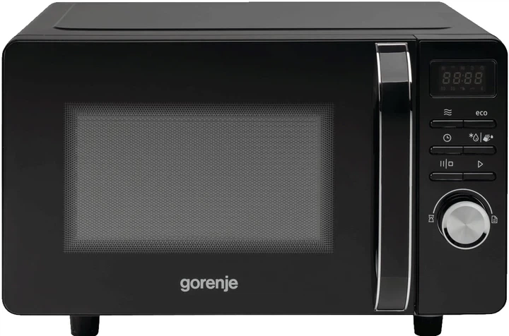 Мікрохвильова піч GORENJE MO20S4BC, 20л, 700Вт, чорна - Фото 4 Мікрохвильова піч GORENJE MO20S4BC, 20л, 700Вт, чорна - изображение 4