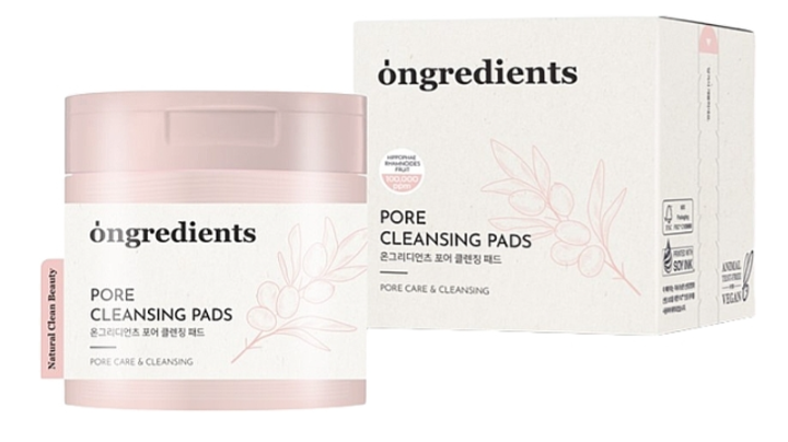 Płatki do twarzy Ongredients Pore Cleansing oczyszczające 60 szt (8809823390501) - obraz 2