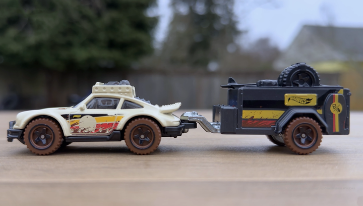 輸入品1:24 スケール GMP SUPER LIFT パーツ No. 9116 Машинка Базовая Hot Wheels Porsche 911 Off-Roader с Прицепом Track