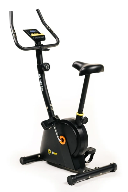 Велотренажер магнітний Besport BS-1660 TAIL до 110 кг чорно-жовтий - изображение 5