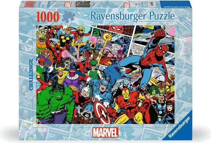 Puzzle Ravensburger Marvel Avengers 1000 elementów 12000510 (4005555005100) - obraz 1