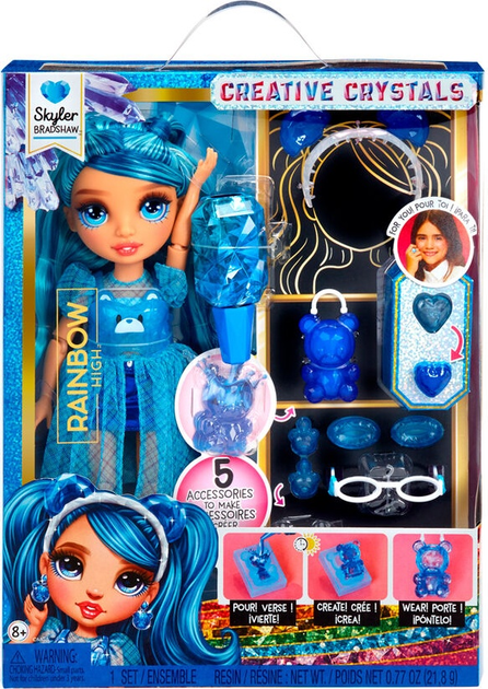 Лялька MGA Entertainment Rainbow High Creative Crystals Skyler Bradshaw 28 см 121374 (35051121374) - зображення 1