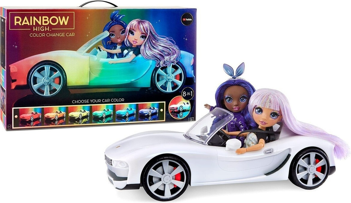 Машинка MGA Entertainment Rainbow High яка змінює колір 574316EUC (35051574316) - зображення 2