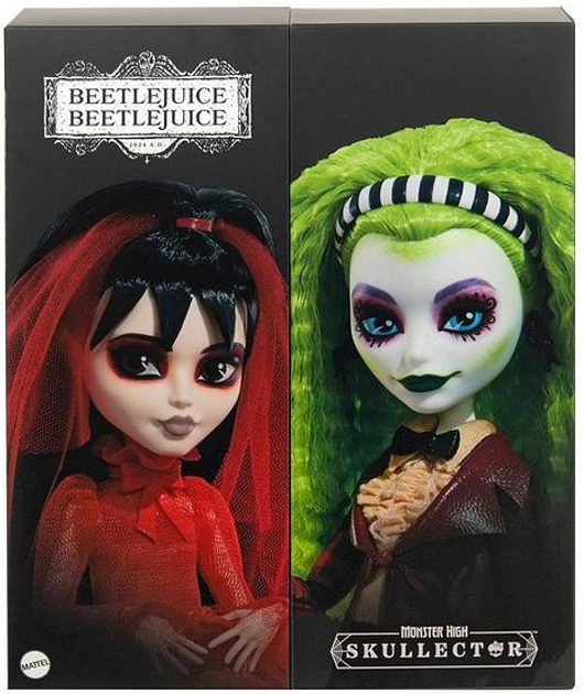 Zestaw lalek Mattel Monster High Beetlejuice 29 cm HYV96 (194735256648) - obraz 1