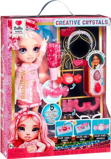 Lalka MGA Entertainment Rainbow High Creative Crystals Bella Parker 28 cm 121367 (35051121367) - obraz 1