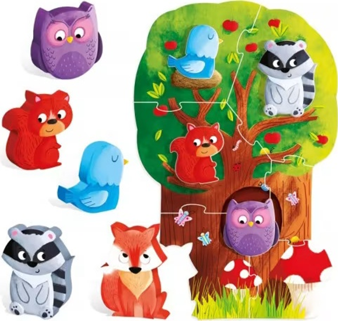 Puzzle Headu Montessori 15 elementów 50.26296 (8059591426296) - obraz 2