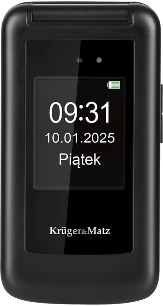 Мобільний телефон Kruger&Matz Simple 931 4G для літніх людей Black (5901890118491) - зображення 4