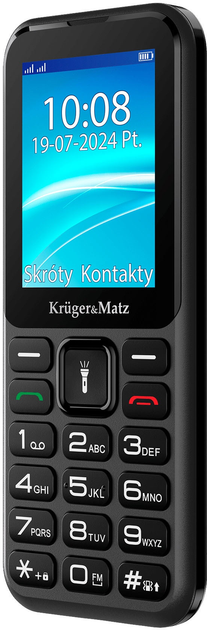 Мобільний телефон Kruger&Matz Simple KM0940 4G Black (5901890068642) - зображення 2
