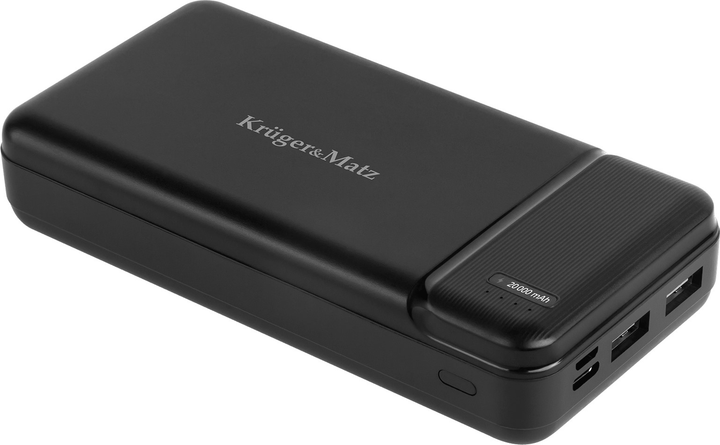 Powerbank Kruger&Matz Li-pol 20000 mAh Black (KM0906) - obraz 1
