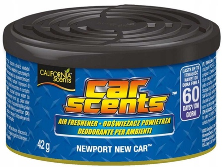 Odświeżacz samochodowy California Scents Newport New Car 42g 34‑008 (7638900435054) - obraz 1