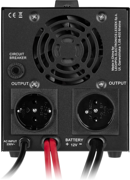 UPS Kemot PROsinus-1000-LFP4 700W/1000VA Black (URZ3406-LFP4) - obraz 3