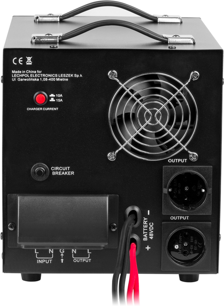 UPS Kemot PROsinus-3500/48 2400W/3500VA Black (URZ3430) - obraz 3
