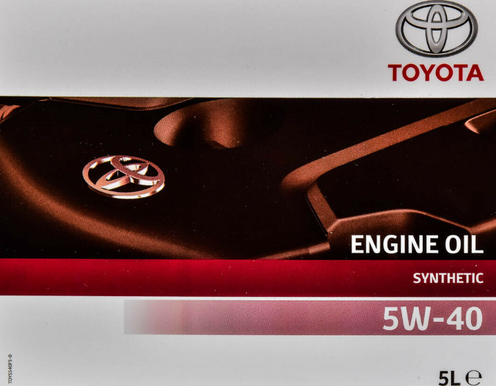Моторна олива TOYOTA 0888080835 Synthetic 5W-40 - 5л - зображення 3