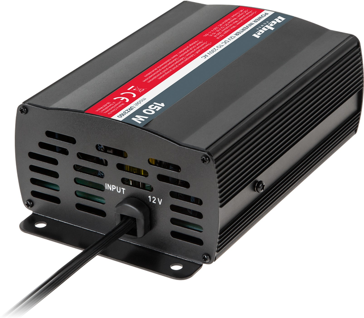 Автомобільний інвертор Rebel 150W 12V/230V (5901436734260) - зображення 2