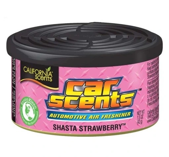 Освіжувач повітря для автомобіля California Scents Shasta Strawberry 42г 34-012 (7638900435092) - зображення 1