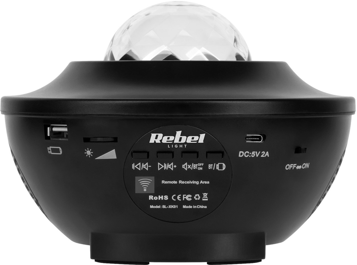 Проєктор Rebel LED з динаміком (5901890095600) - зображення 2