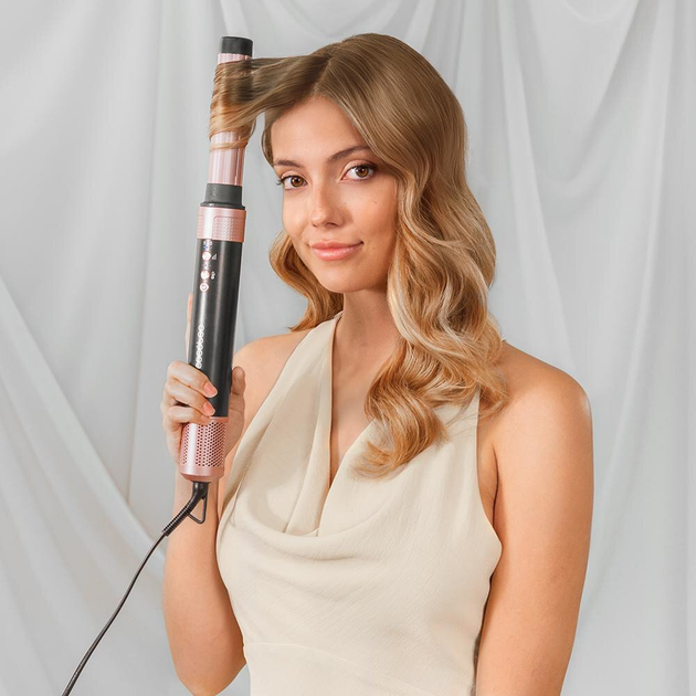 Стайлер Cecotec CeramicCare 2in1 AirGlam Black - зображення 4