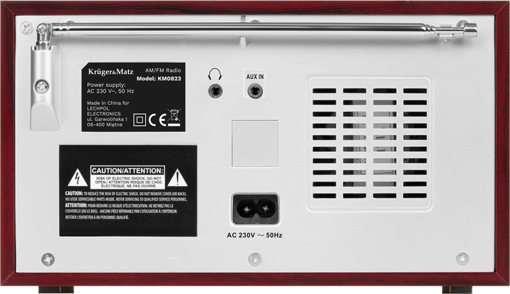 Odbiornik radiowy Kruger&Matz KM 823 (5901890096577) - obraz 3