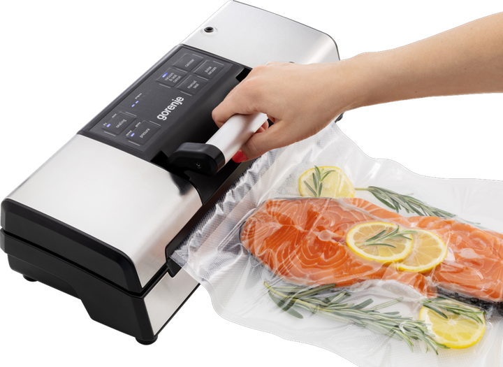 Вакуумний пакувальник GORENJE PRO інтегроване лезо, регулювання тиску (VS120EPRO) - зображення 9