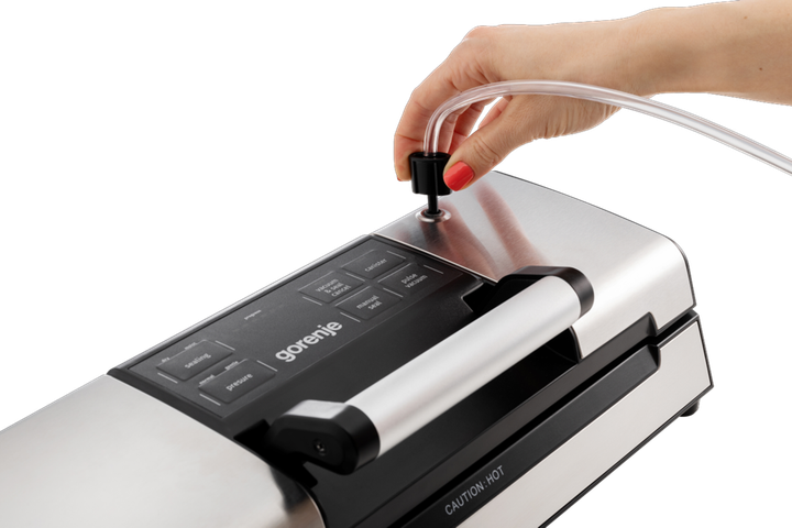 Вакуумний пакувальник GORENJE PRO інтегроване лезо, регулювання тиску (VS120EPRO) - зображення 11