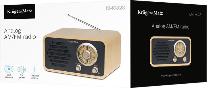 Odbiornik radiowy Kruger&Matz KM 823 (5901890115599) - obraz 4