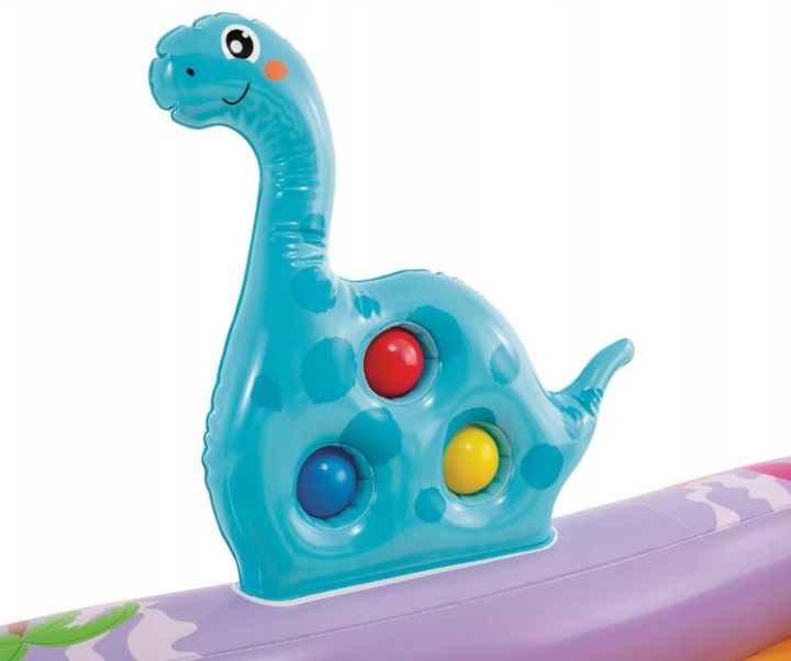 Водяний надувний ігровий центр Intex Dino Park з надувною гіркою 56139 201 x 157 x 69 см (6941057428628) (955555911598546) - Уцінка - зображення 9