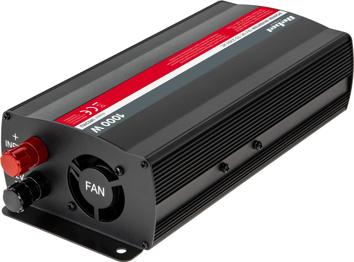 Автомобільний інвертор Rebel 500W 12V/230V (5901436779476) - зображення 2