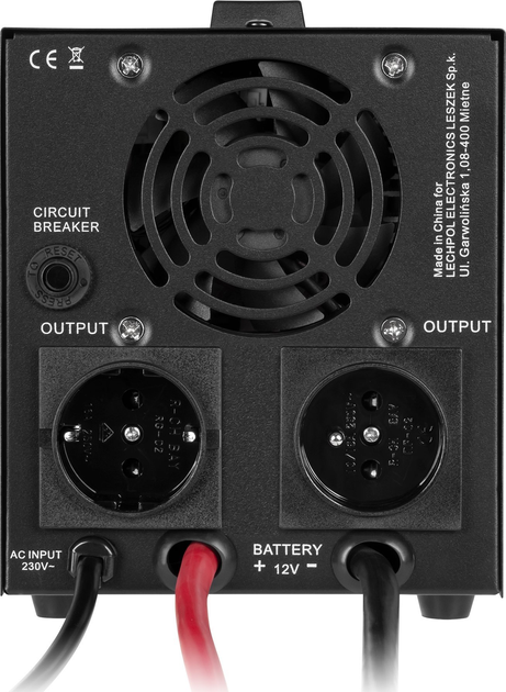 Zasilacz UPS Kemot PROsinu 500 12V 230V 500VA/300W (5901890019019) - obraz 3