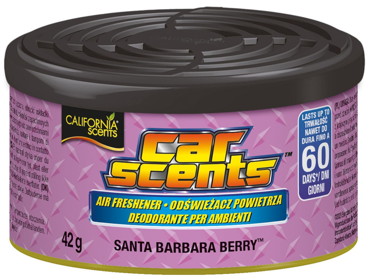 Освіжувач повітря для автомобіля California Scents Santa Barbara Berry 42г 34-018 (7638900435153) - зображення 1