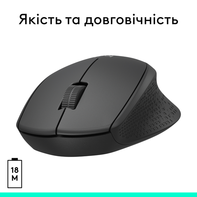 Мышь Logitech M330 Silent Plus Wireless Black (910-004909) - изображение 2