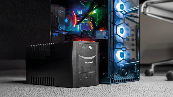 ДБЖ Rebel Micropower 2000 KOM0555 2000VA/1200W 230V 50Hz Black (5901436794912) - зображення 6