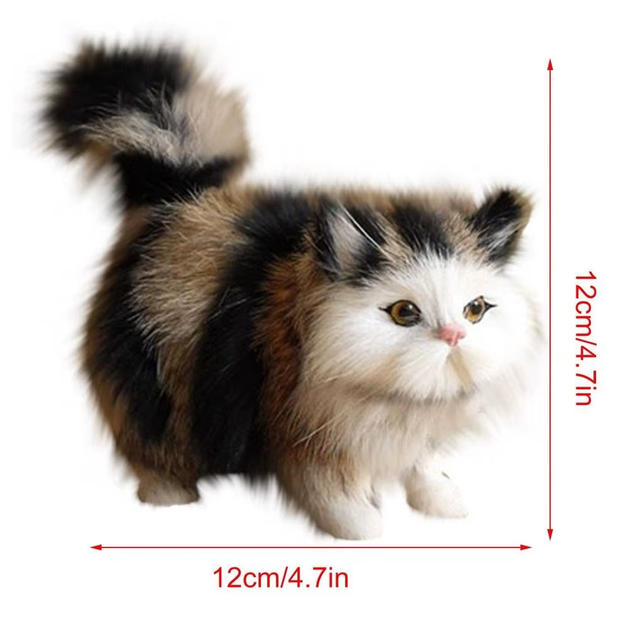 Имитация кота кошки реалистичная игрушка 3д 3d домашний питомец кот котик - изображение 3